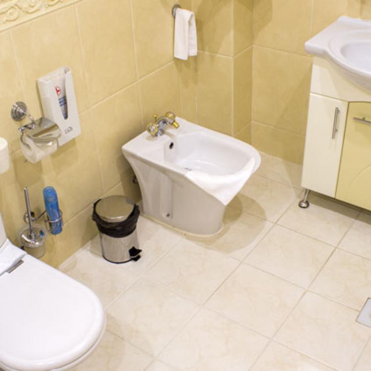 Ванная комната в 2 местном 2 комнатном Люксе, Корпус №1 санатория Исток. Ессентуки